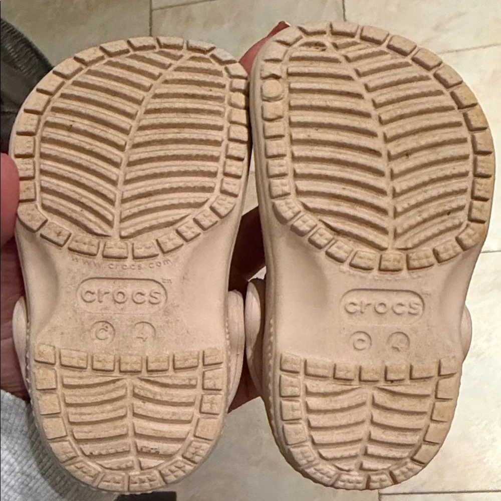 CROCS Kids Sandals - Cream